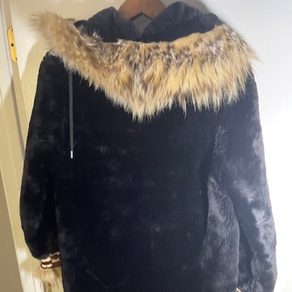 Vintage Fur Handmade Coat Medium - Picture 4 of 8